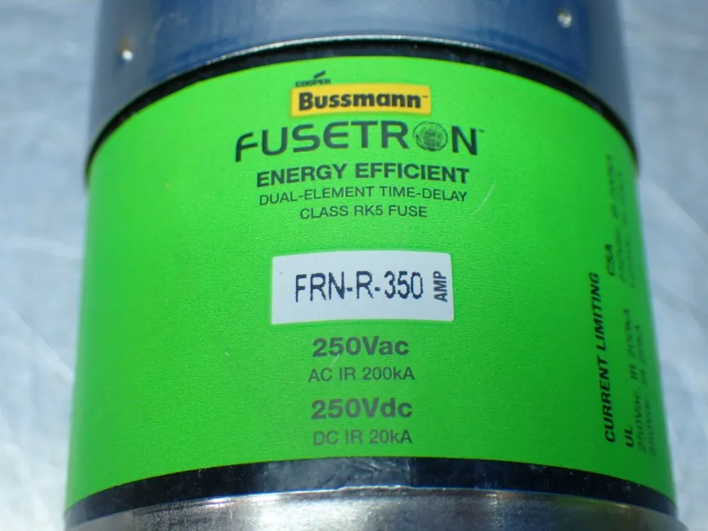 Bussmann Time-delay, Dual-element, Current Limiting 350a Fuse - Frn-r-350