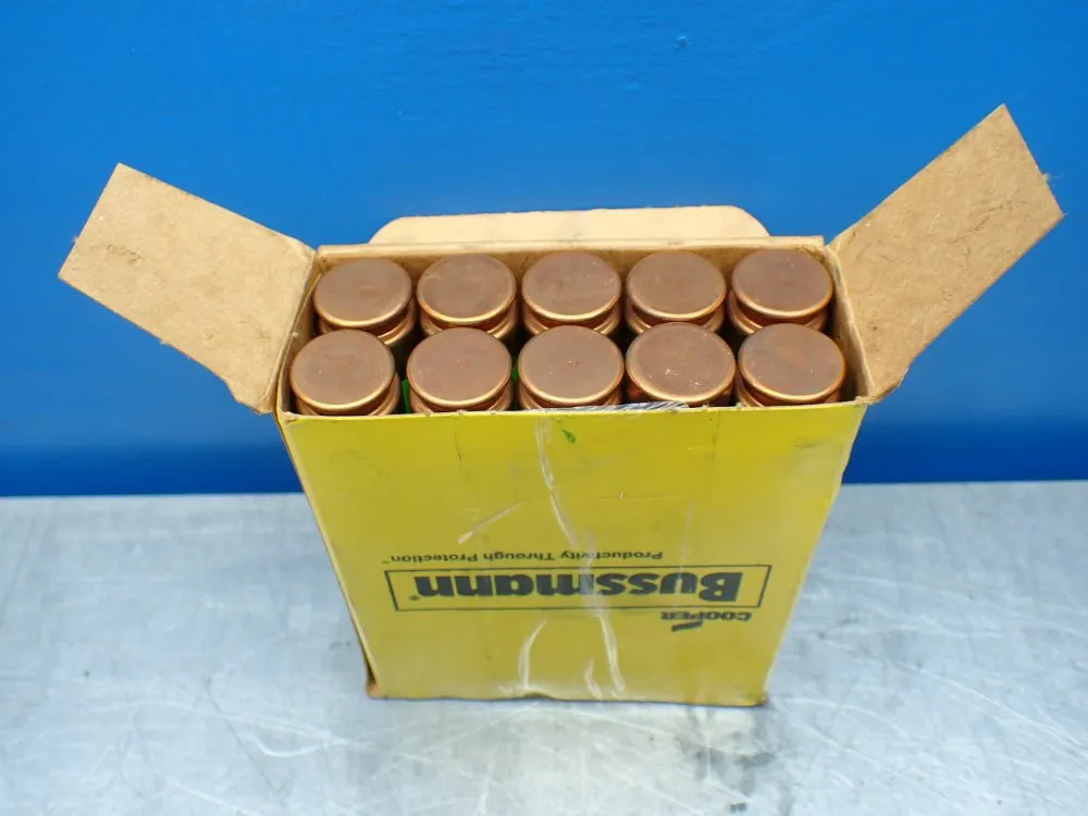 Bussmann 10 15amp Brass Cartridge Fuse Frs-r-15 - Frs-r-15