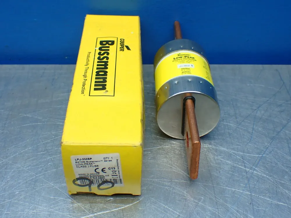 Bussmann 350a Time-delay, Dual-element, Current-limiting, Non-indicating Class J Fuse - Lpj-350sp
