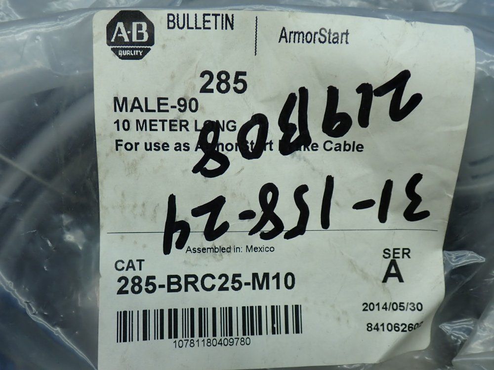 Allen-bradley 10m Source Brake Cordset - 285-brc25-m10