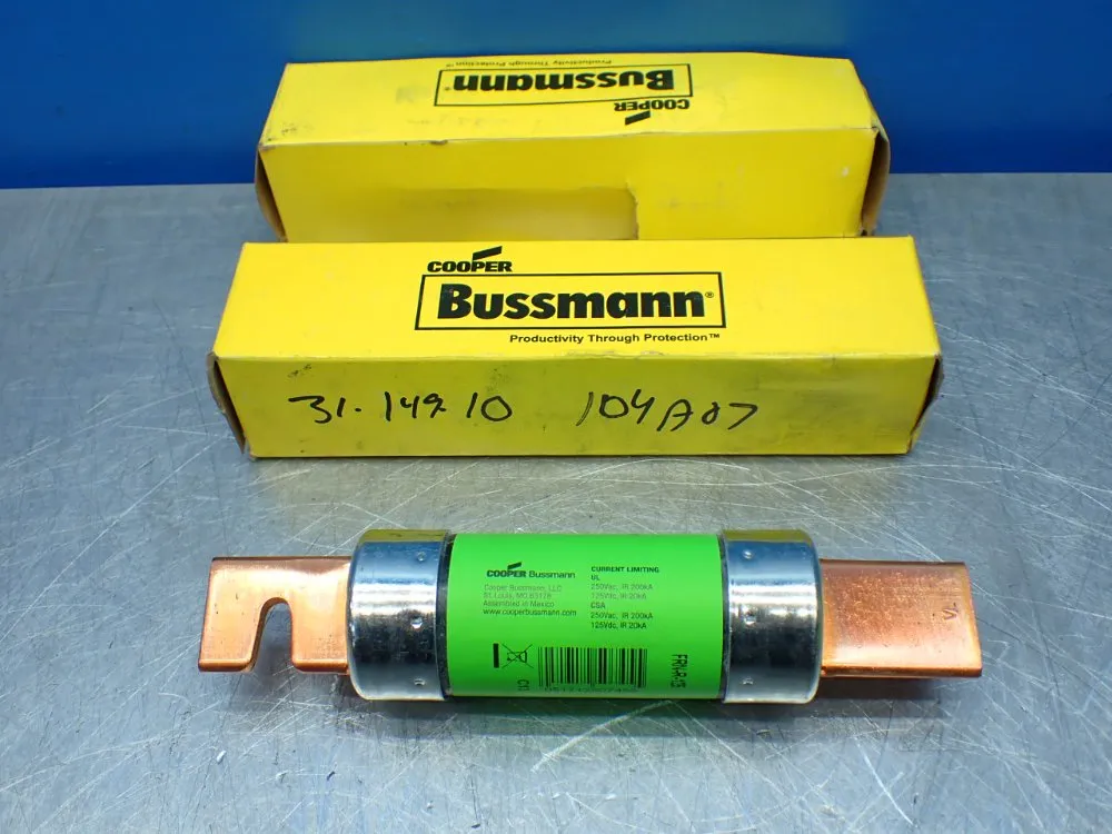 Bussmann 2: 125a, Time-delay, Dual-element, Current Limiting, Non-indicating Fuses - Frn-r-125