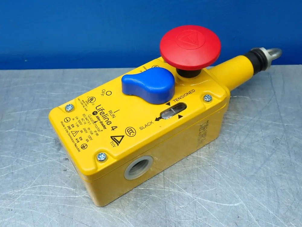 Allen-bradley Guardmaster Lifeline 4 Safety Cable Pull Switch. - 440e-l13043