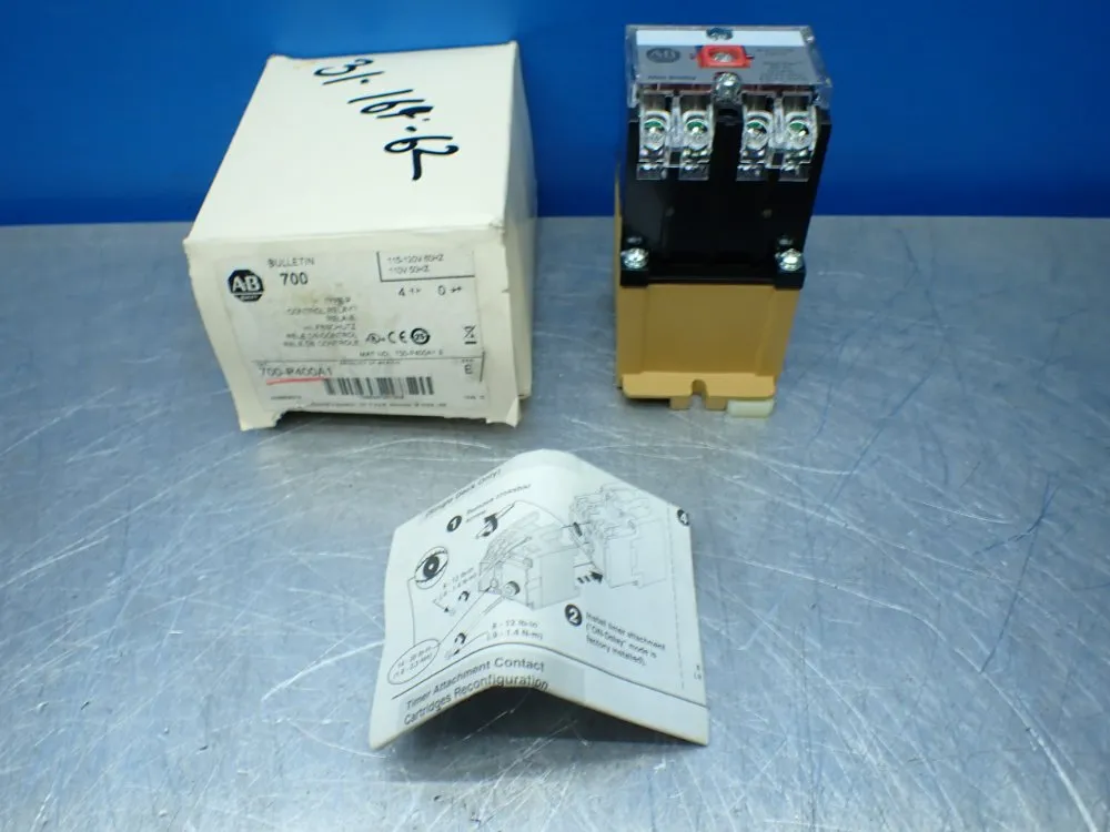 Allen-bradley Type P Control Relay - 700-p400a1