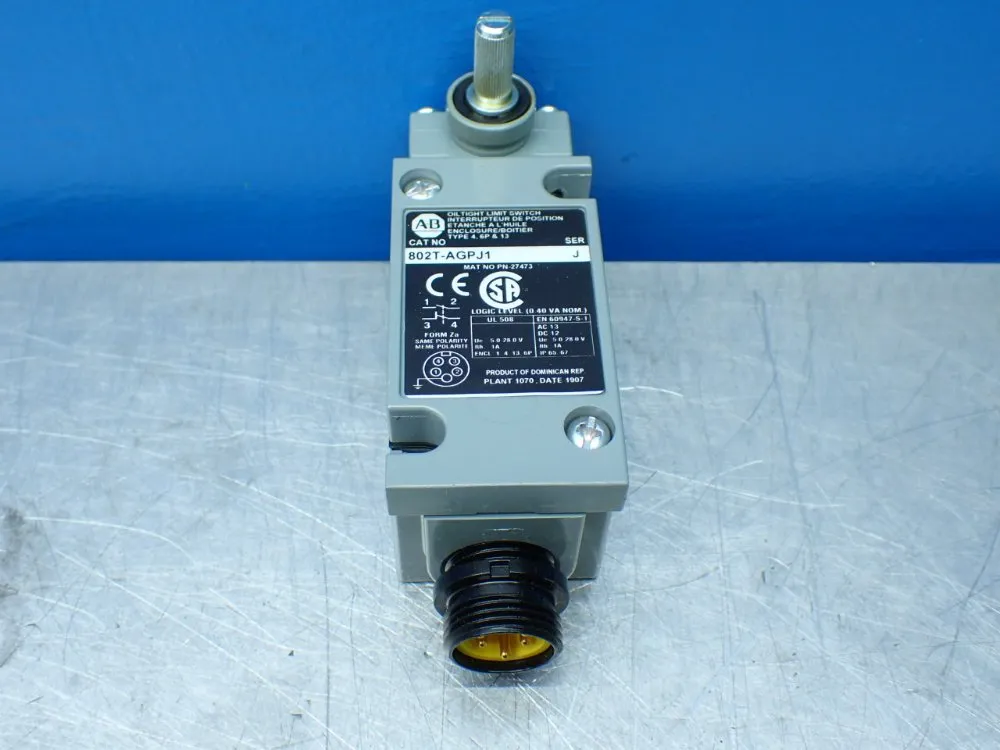 Allen-bradley Oiltight Limit Switch - 802t-agpj1