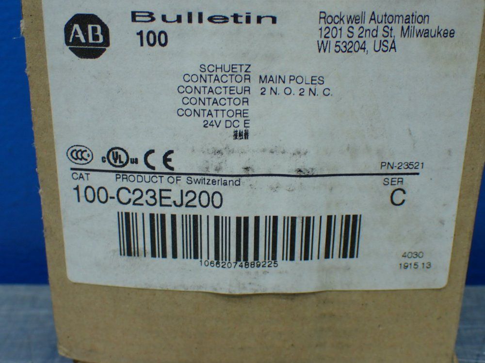 Allen-bradley Contactor - 100-c23ej200
