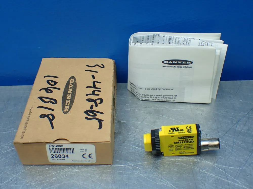 Banner Mini-beam Photoelectric Sensor. - Sm312dqd