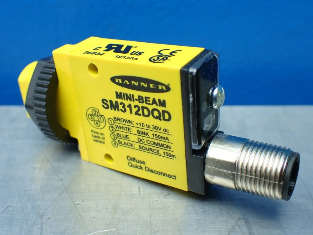 Banner Mini-beam Photoelectric Sensor. - Sm312dqd