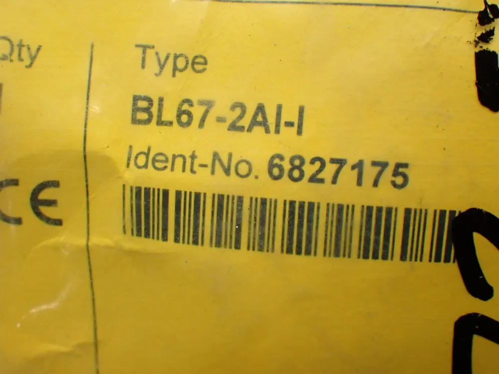 Turck Analog I/o Module - Bl67-2ai-i