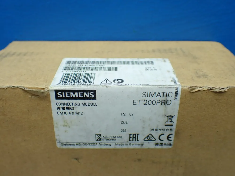 Siemens Simatic Dp, Connection Module For Digital And Analog Electronic Modules - 6es7 194-4ca00-0aa0