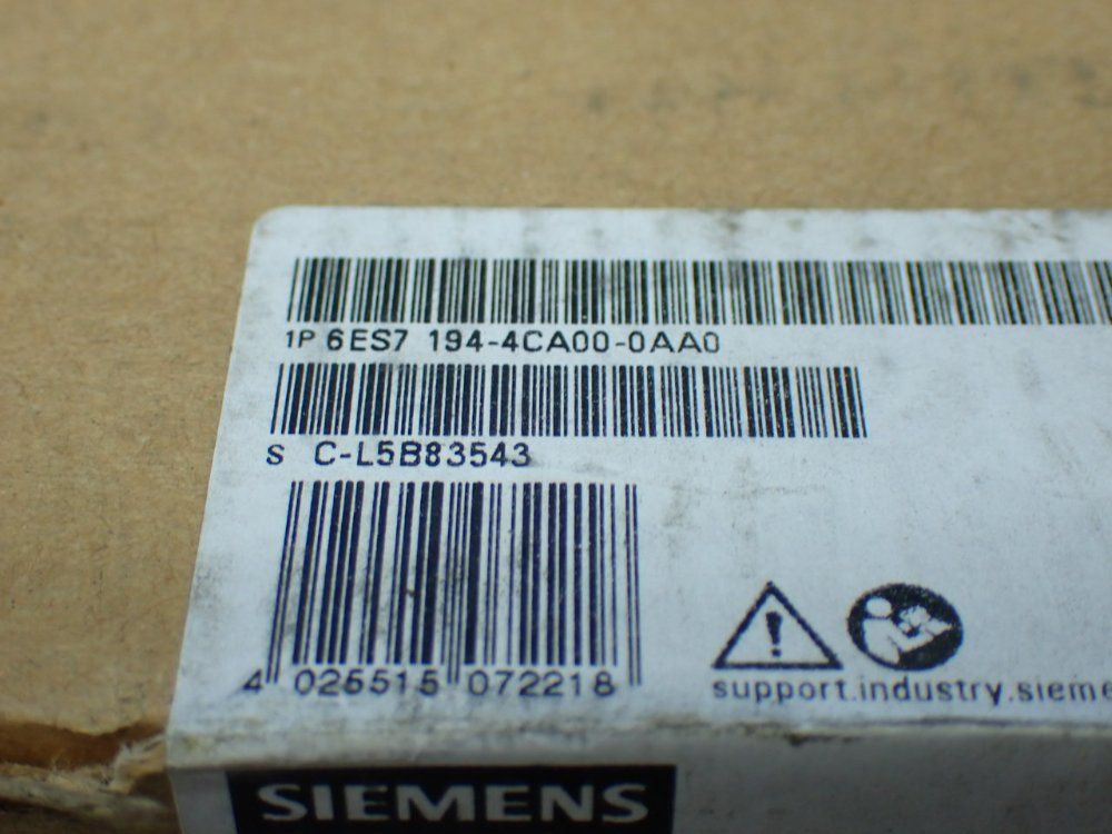 Siemens Simatic Dp, Connection Module For Digital And Analog Electronic Modules - 6es7 194-4ca00-0aa0