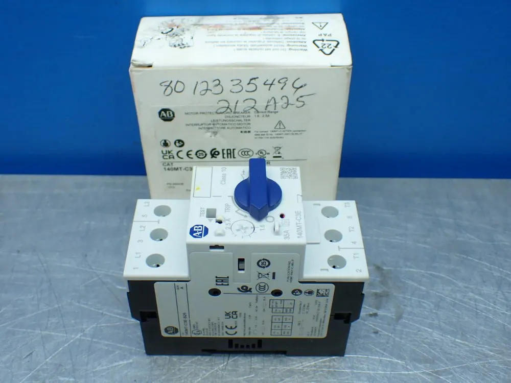Allen-bradley Motor Protection Circuit Breaker - 140mt-c3e-b25