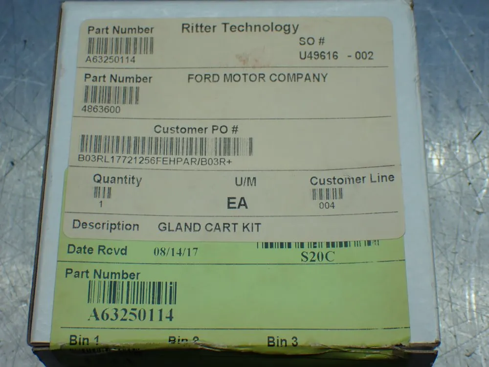 Schrader Bellows 1-3/4" Bunan A2n Rdgld Kt Gland Cartridge Kit - A63250114