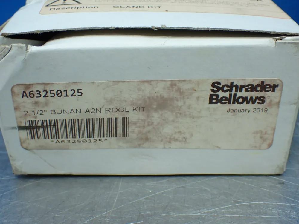Schrader Bellows 2-1/2" Bunan A2n Rdgl Kit Gland Cartridge Kit - A63250125