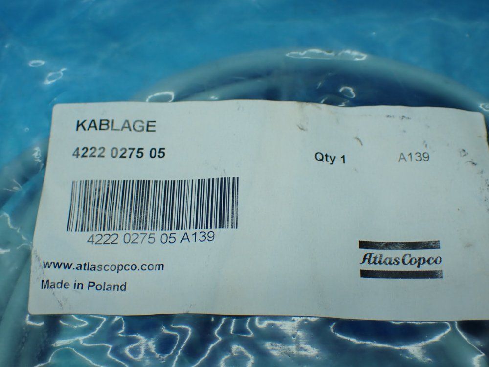 Atlas Copco Tool Power Cable - 4222 0275 05