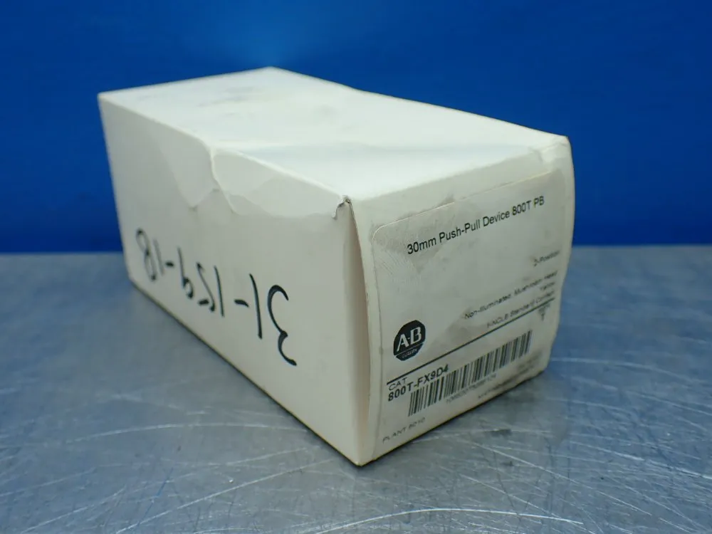 Allen-bradley 30mm Push-pull Device 600t Pb - 800t-fx9d4