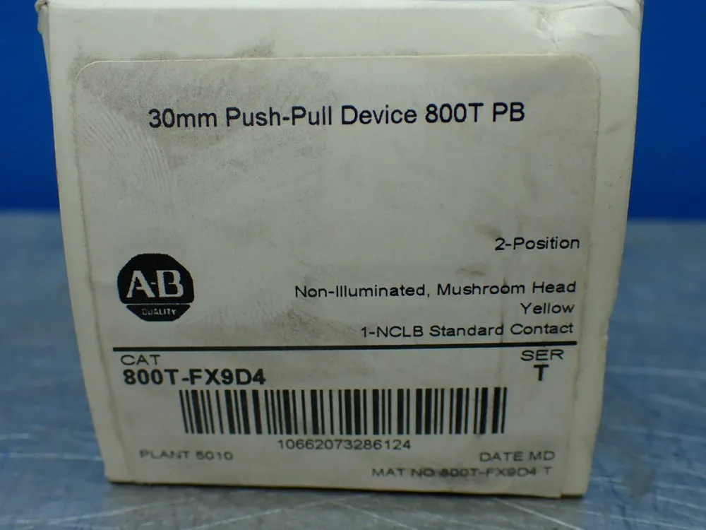 Allen-bradley 30mm Push-pull Device 600t Pb - 800t-fx9d4