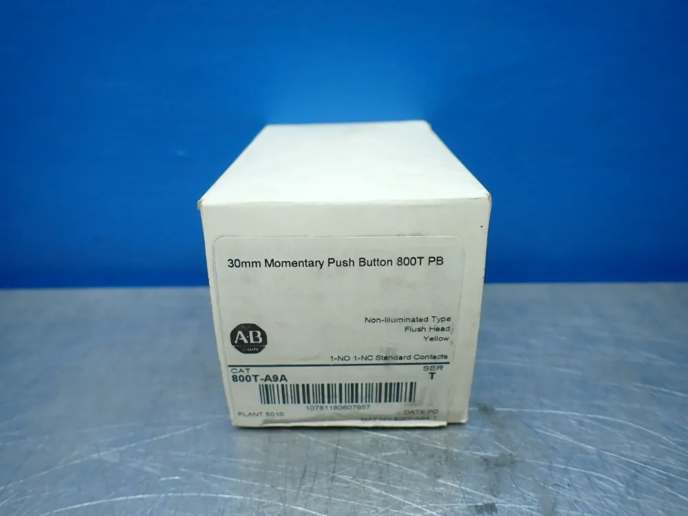 Allen-bradley 30mm Momentary Push Button 800t Pb - 800t-a9a