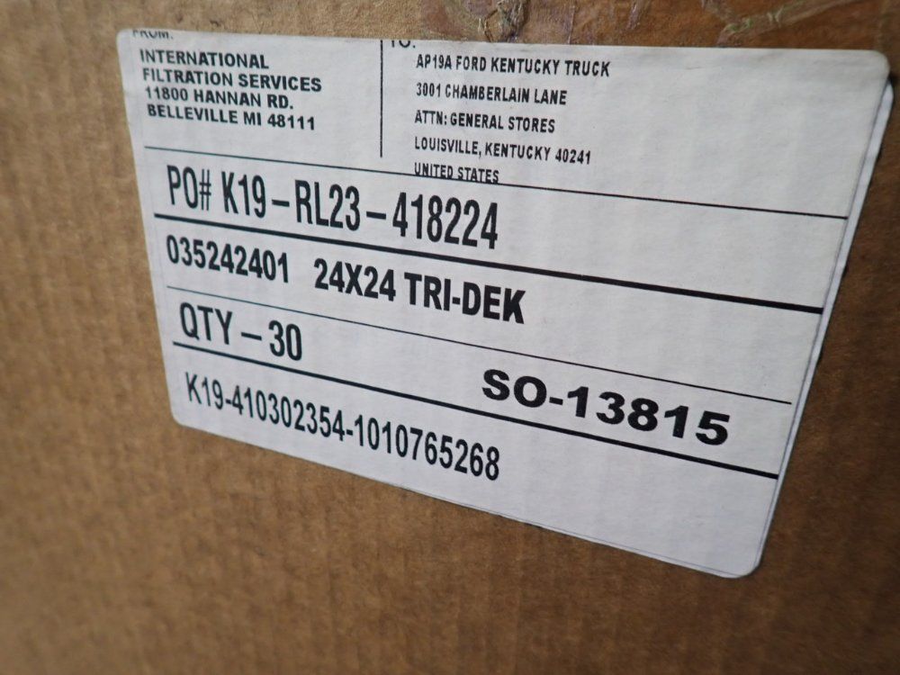 Viledon 24" X 24" Filters