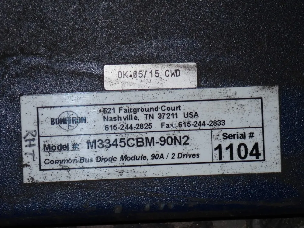 Bonitron Common Bus Diode Module - M3345cbm-90n2