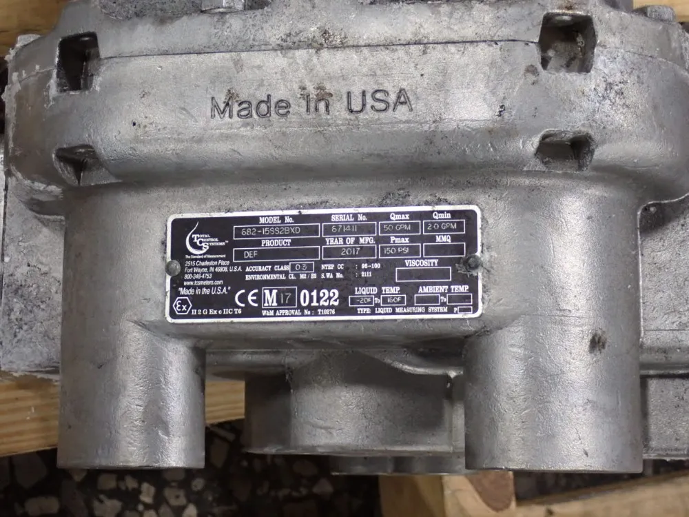 Total Control Systems 2-50 Gpm Hydraulic Gear Pump - 682-15ss2bxd