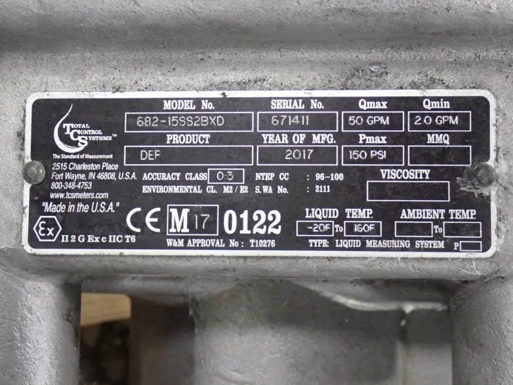Total Control Systems 2-50 Gpm Hydraulic Gear Pump - 682-15ss2bxd