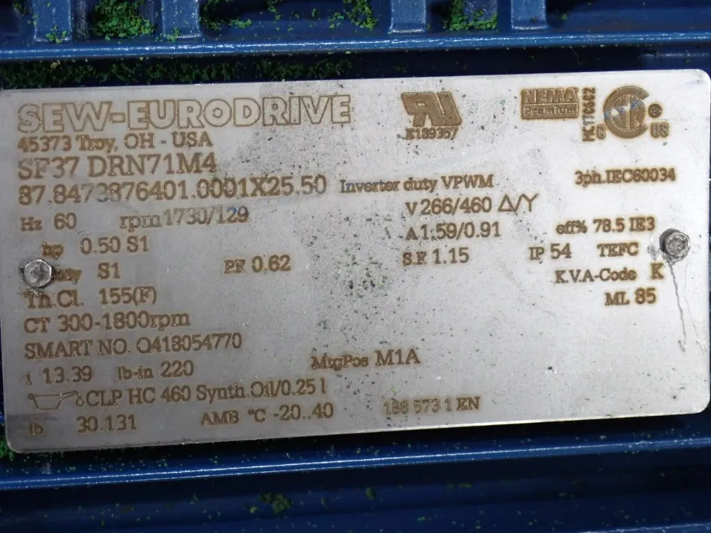 Sew 1/2 Hp Gear Drive