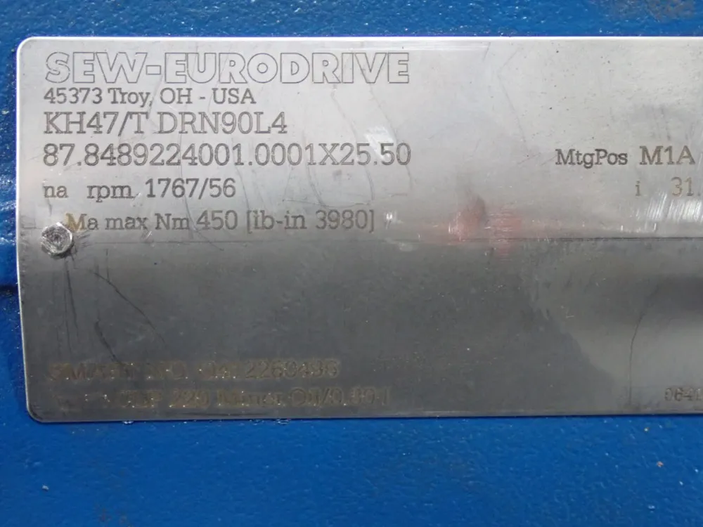 Sew 1.5 Hp Gear Drive