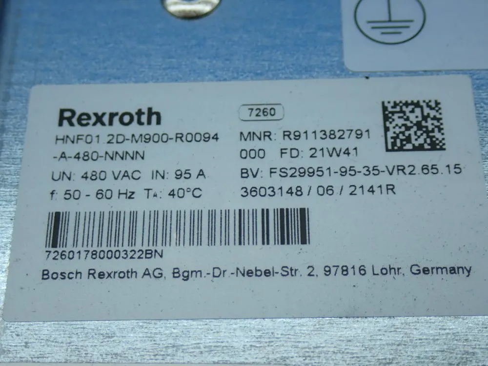 Rexroth Power Line Filter. - R911382791