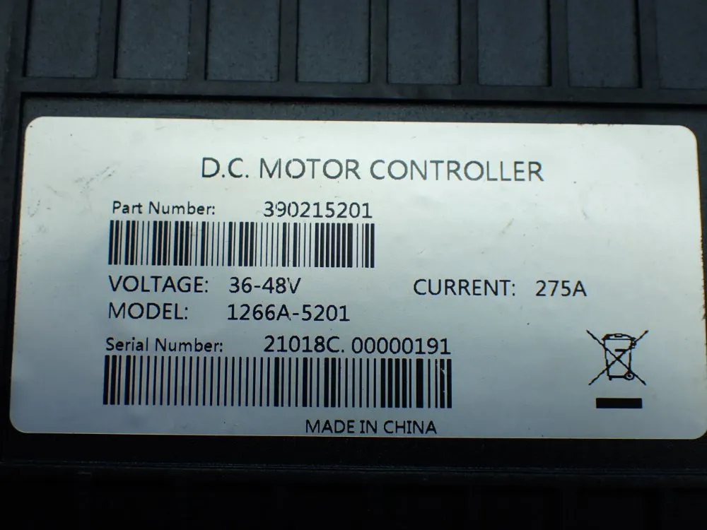 Curtis 390215201 Dc Motor Controller - 1266a-5201