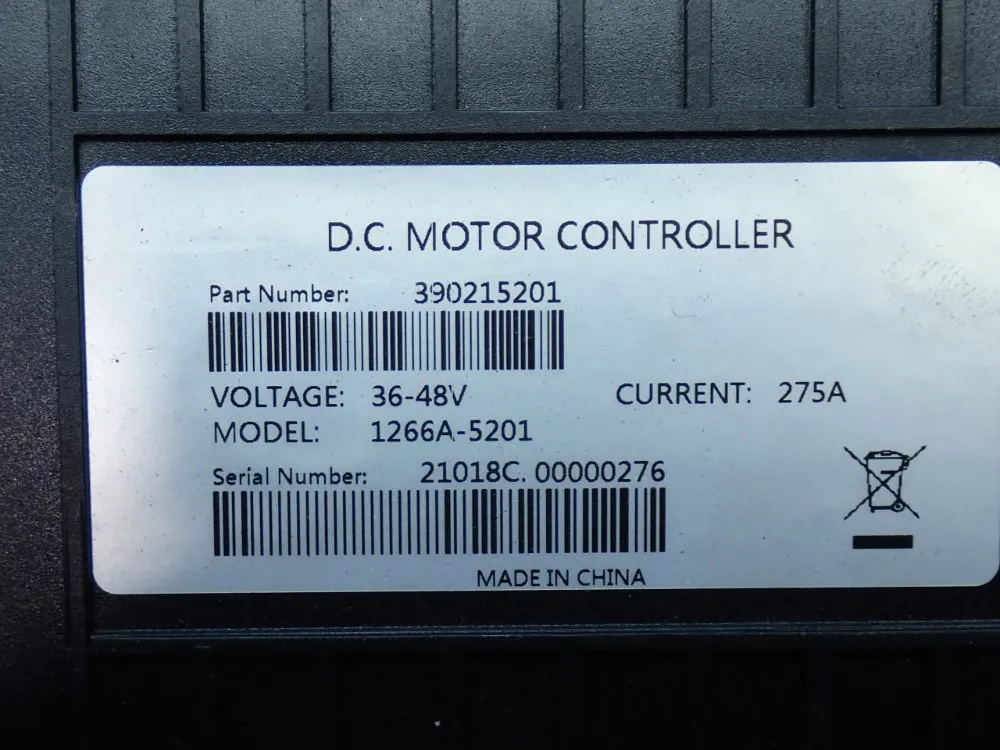 Curtis 390215201 Dc Motor Controller - 1266a-5201