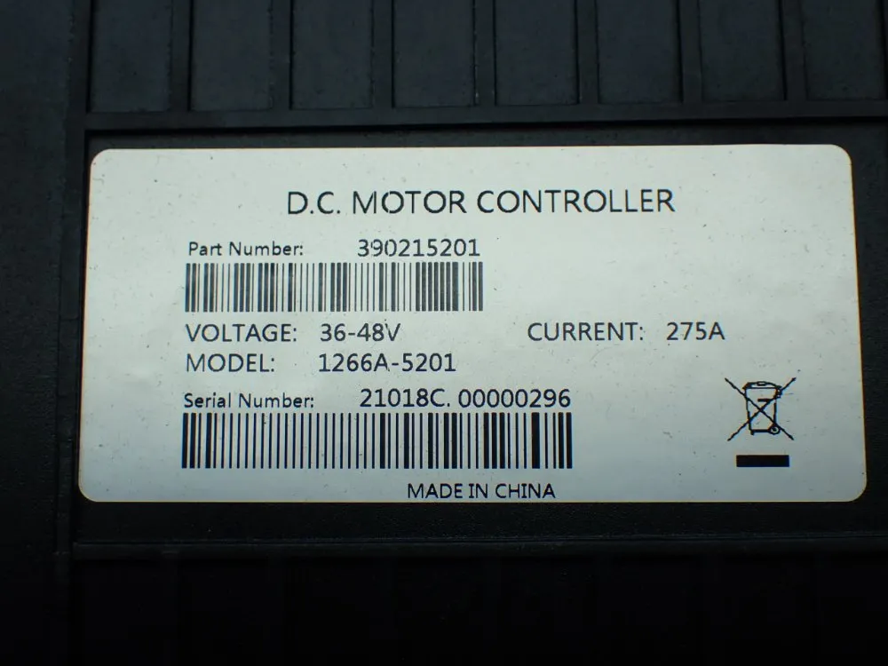 Curtis 390215201 Dc Motor Controller - 1266a-5201