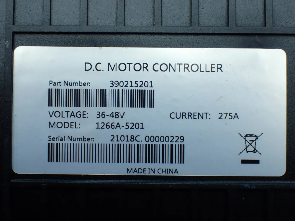 Curtis 390215201 Dc Motor Controller. - 1266a-5201