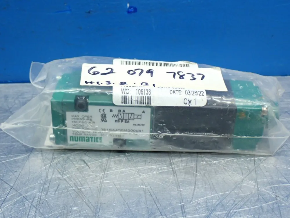 Numatics Mk8-series Solenoid Valve - 081sa400m000061