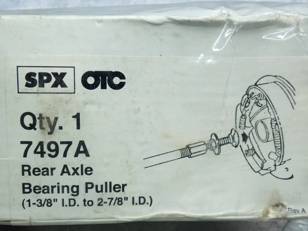 Spx Rear Axle Bearing Puller - 7497a