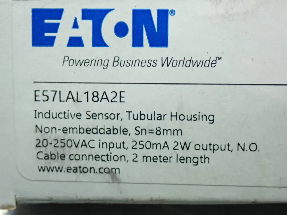 Eaton E57-series Inductive Proximity Sensor - E57lal18a2e