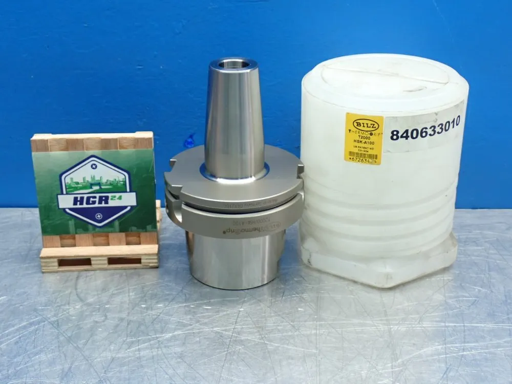 Bilz Max Rpm: 12,000 Thermogrip Chuck T2000 Hsk End Mill Holder - Hsk-a100