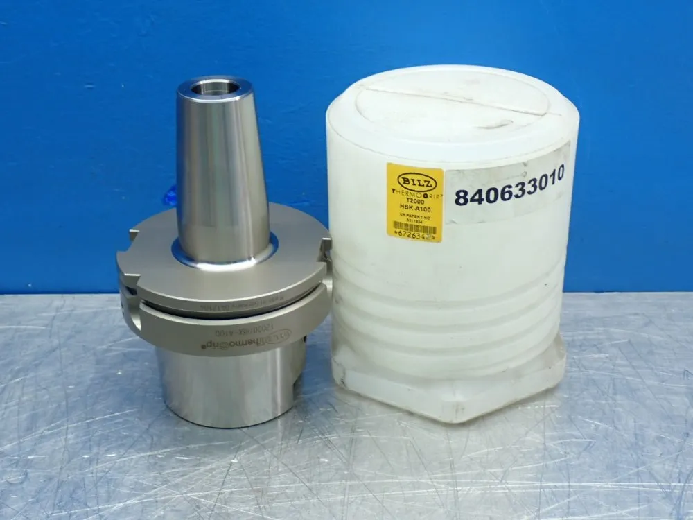 Bilz Max Rpm: 12,000 Thermogrip Chuck T2000 Hsk End Mill Holder - Hsk-a100
