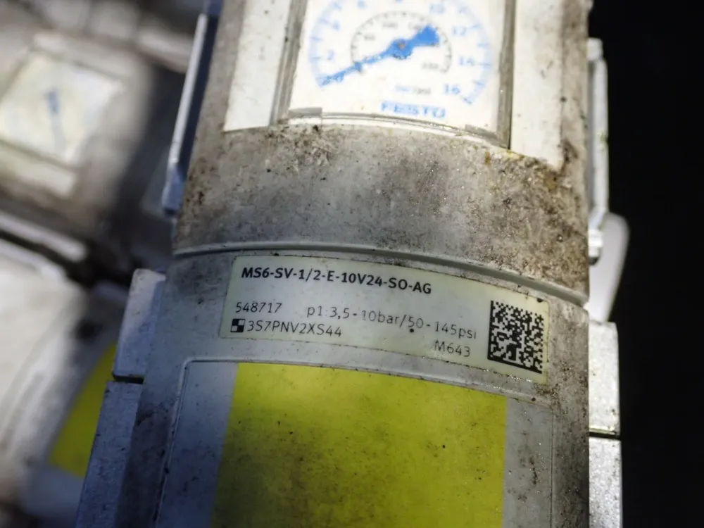 Festo Start/quick Exhaust Valve - Ms6-sv-1/2-e-10v24-so-ag