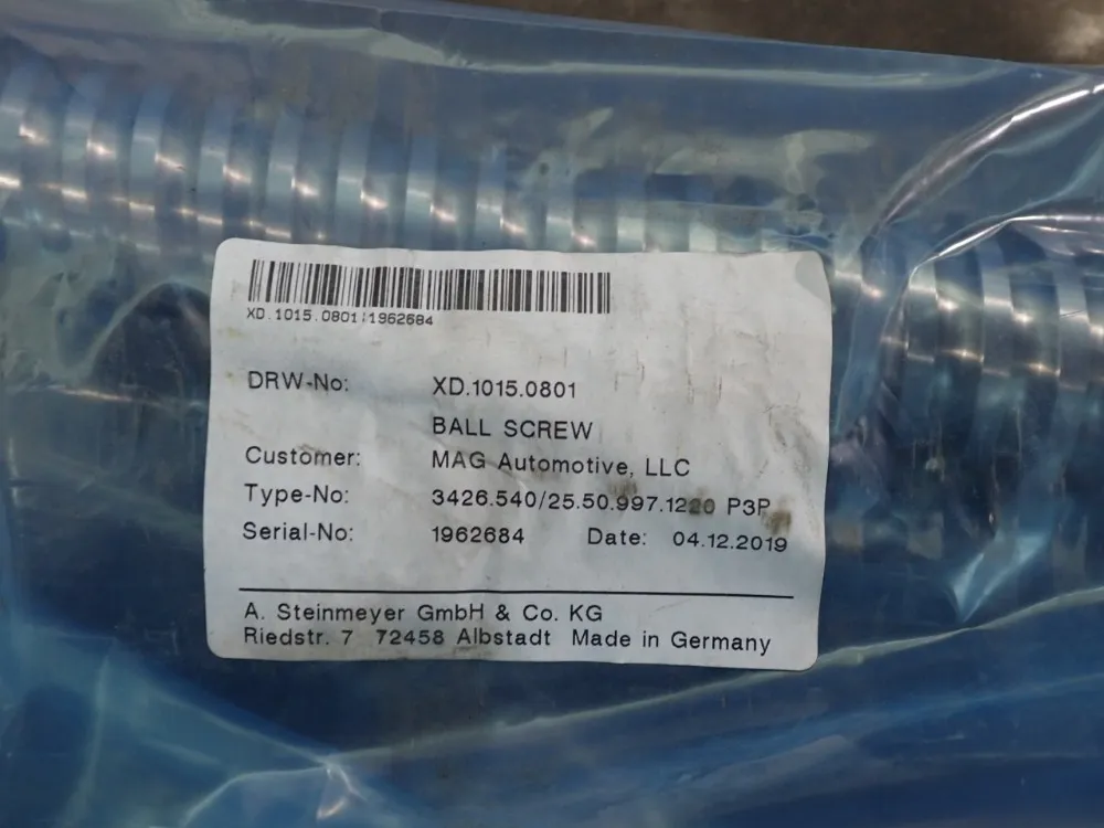 Steinmeyer Ball Screw - 3426.540/25.50.997.1220p3p