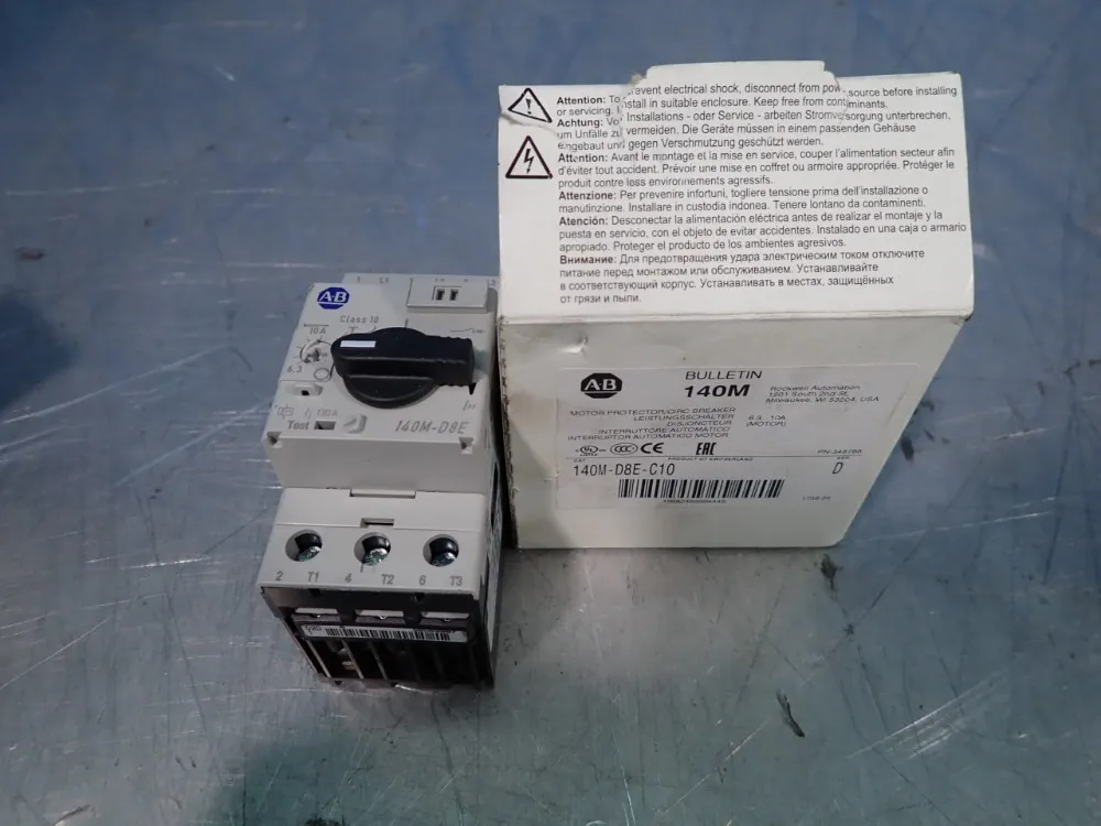 Allen Bradley Circuit Breaker - 140m-d8e-c10