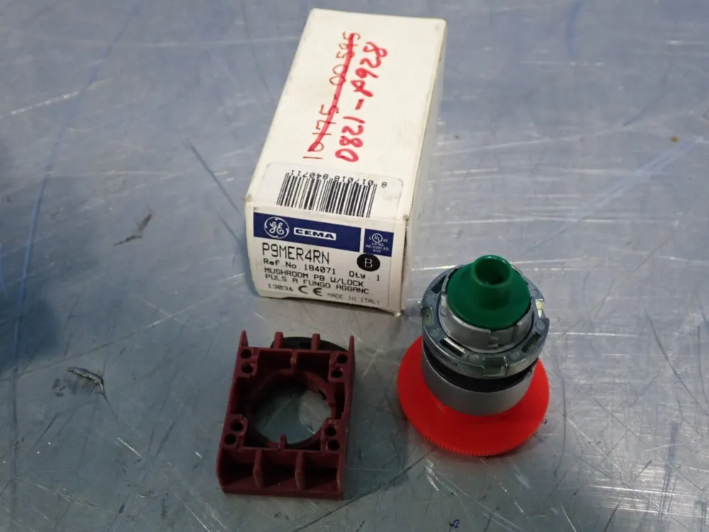 General Electric Mushroom Push Button Switch - P9mer4rn