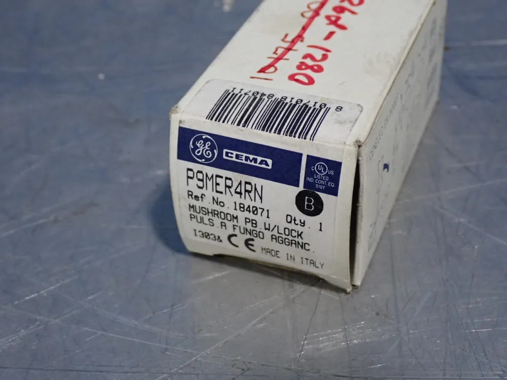 General Electric Mushroom Push Button Switch - P9mer4rn