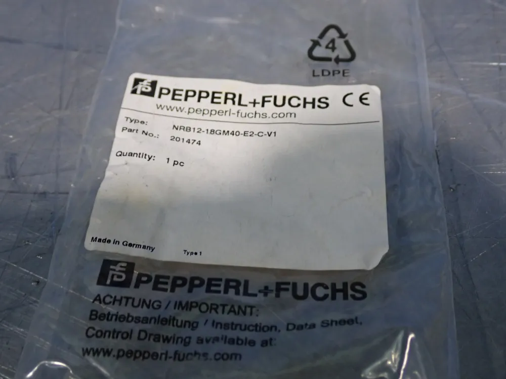 Pepperl+fuchs Inductive Proximity Sensor - Nrb12-18gm40-e2-c-v1