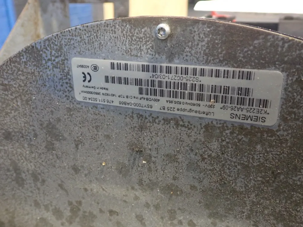 Siemens Vector Control Converter Chassis Unit - 6se7032-6eg6o-z