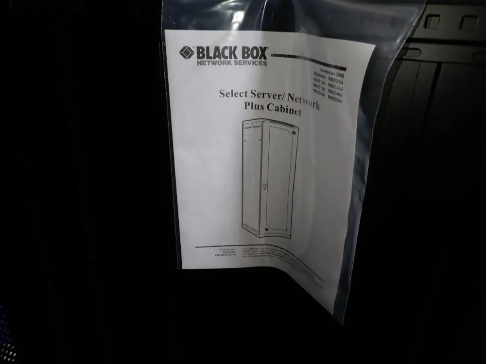 Black Box 21" X 39" X 76" Server Cabinet - Rm2540a