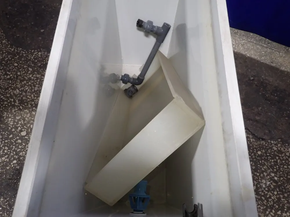 12" X 36" X 39" Poly Tank