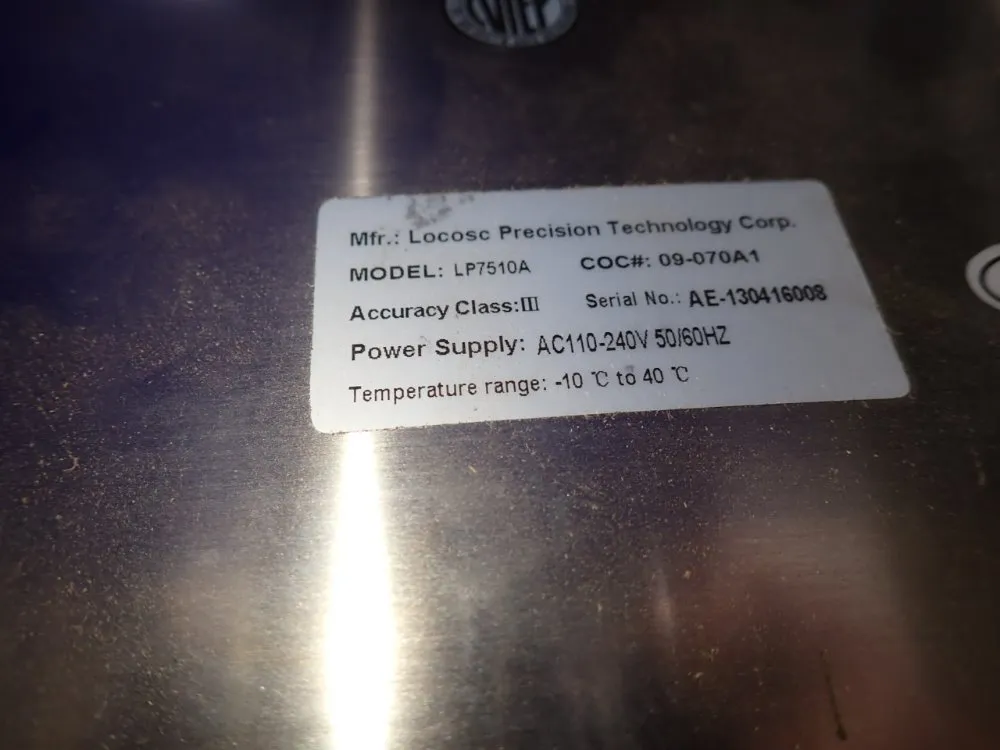 Locosc Precision Technology Corp Scale - Lp7510a