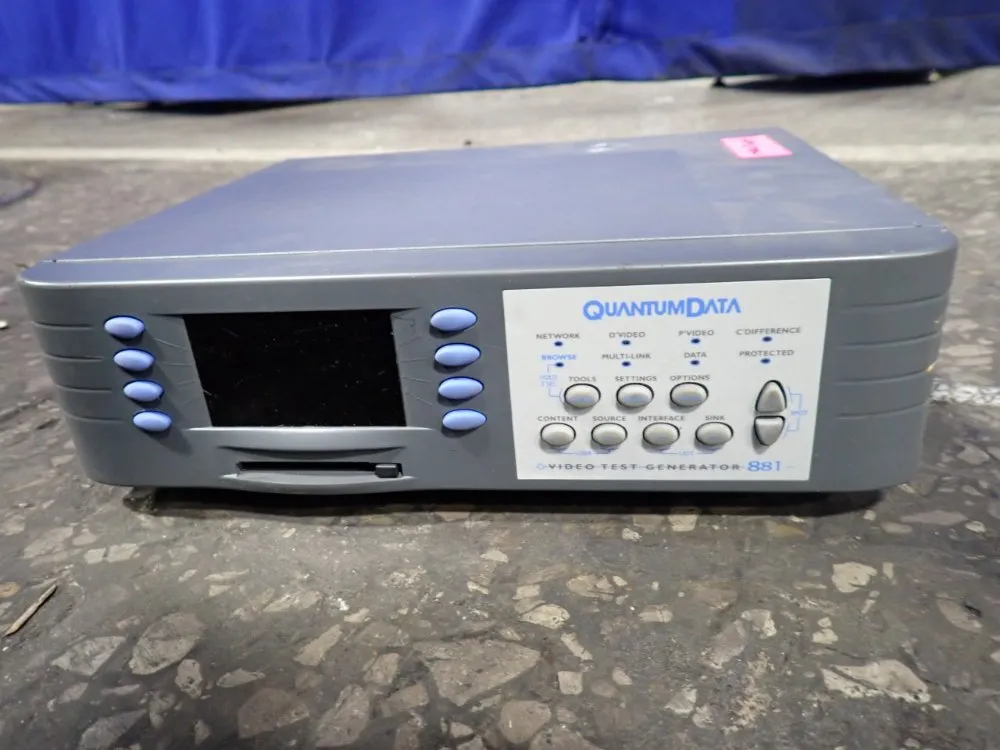 Quantum Data Video Test Generator - 881c