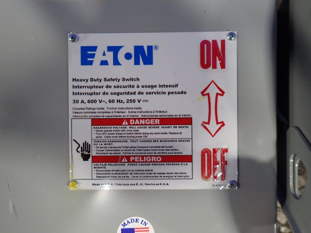 Eaton 30a Fusible Disconnect