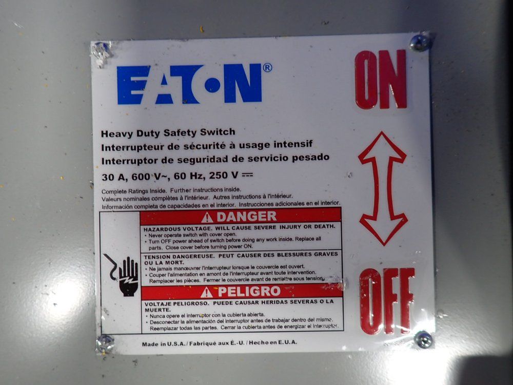 Eaton 30a Fusible Disconnect